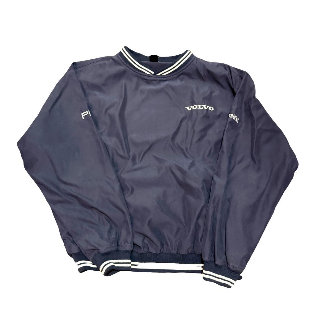 Men's Ping Volvo Golf Windbreaker Pullover - Navy Blue - Medium